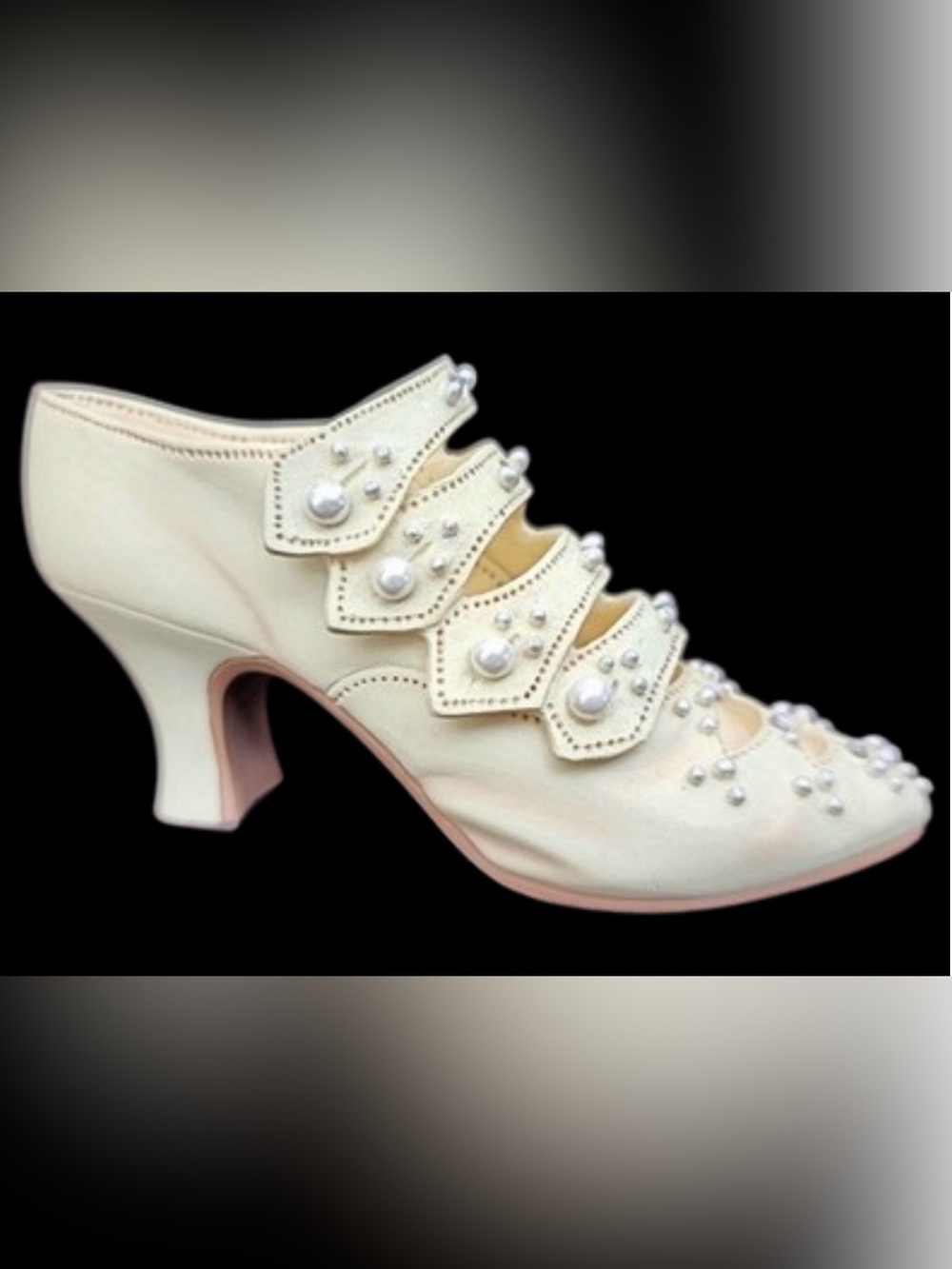 🪻”Edwardian Grace” Miniature Shoe Figurine from Just The Right Shoe By Raine